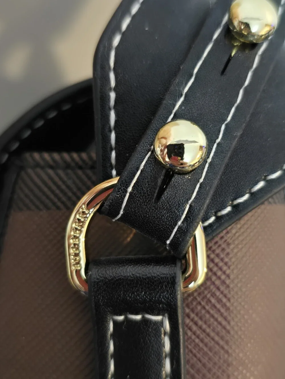 Classic Plaid Brown Crossbody Shoulder Bag